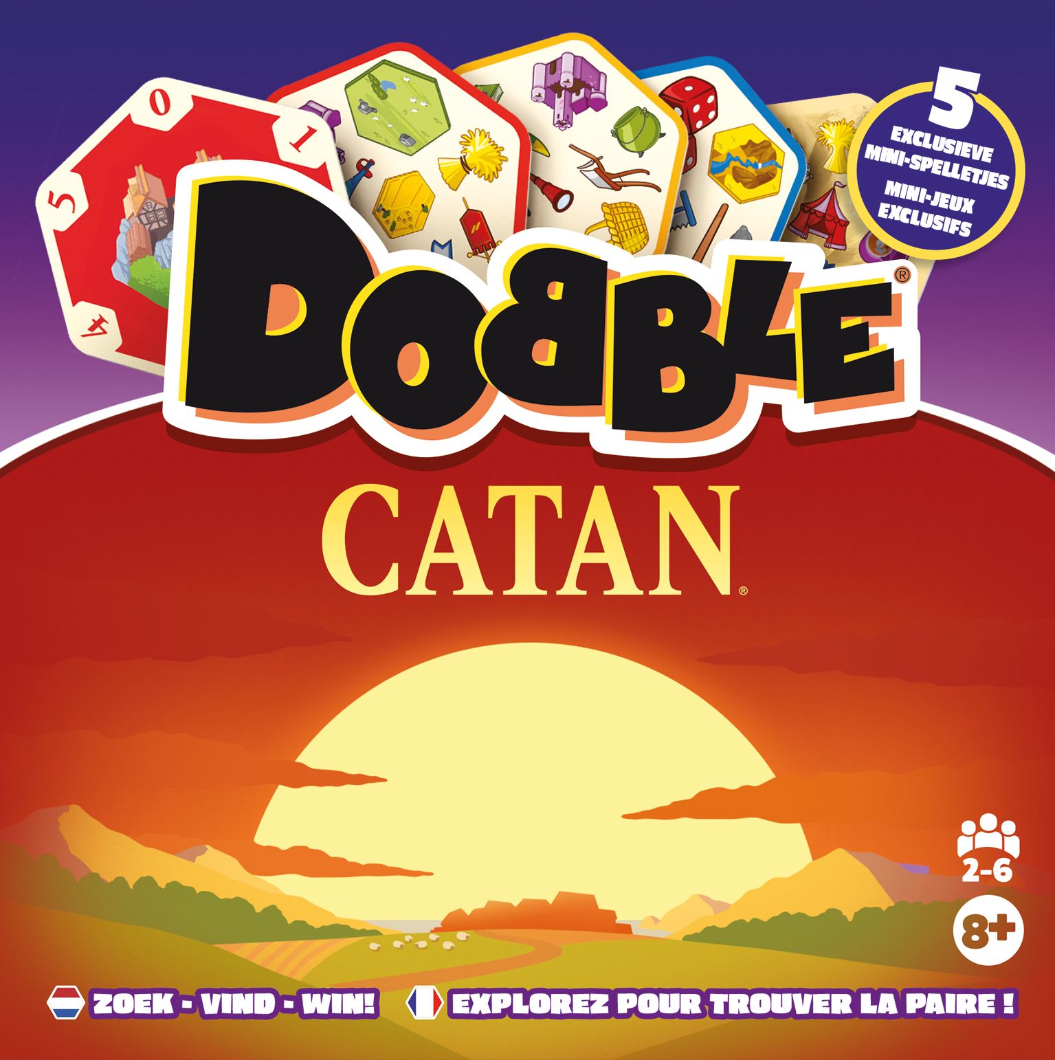 Asmodee Dobble Catan Bordspel