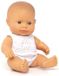 Miniland Babypop - Europees Meisje 21Cm - Met Vanillegeur - Waterdicht - 10 Maanden