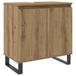 VidaXL Armoire de salle de bain 58x33x60 cm bois de placage chêne artisanal