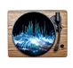 Slipmat Waves of Sound Slipmat - platenspeler mat van rubber - mat voor grammofoon 30,5 cm (12')