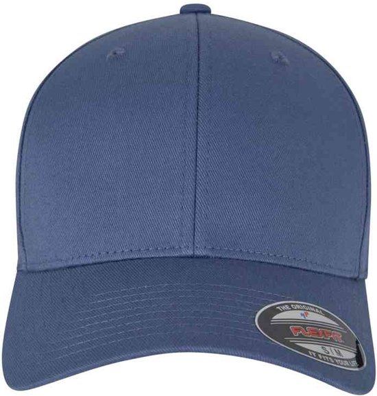Flexfit Unisex Wooly Combed Honkbalpet - Blauw - L/XL