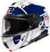 Schuberth C5 Globe Wit Blauw Systeemhelm