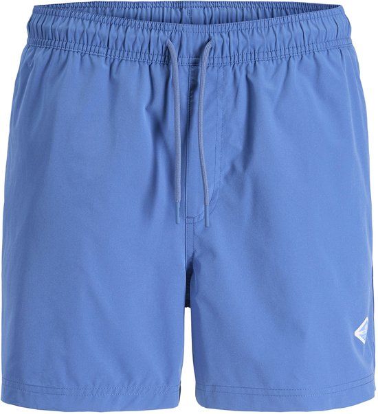 Jack & Jones Maui Tropic Solid Zwemshort Jongens - Blauw - Maat 140