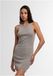 Urban Classics Robe en jersey côtelé lavé pour femme