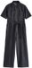 Next - Dames - Denim jersey jumpsuit - Zwart