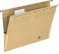 Q-CONNECT Hangmappen met zijwanden, A4, 250gsm, 25 stuks, lichtbruin