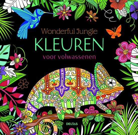 Deltas Kleurboek Deltas Wonderful Jungle | Paperback | Nederlands | 60 pagina's