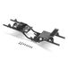 Axial AXI201003 Chassis, X-Long Wheel Base 153,7 mm: SCX24, grijs/zilver