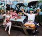 Boland Tafelkleed Oktoberfest - 2x - 130 x 180 cm - blauw/wit - kunststof