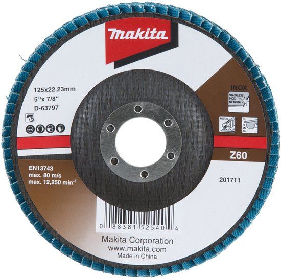 Makita Lamellenschijf 125 mm Z60 - D-63797