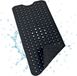 Relaxdays Antislipmat bad - 97 x 39 cm - met zuignappen - zwart
