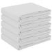 vidaXL Tafelkleed Rechthoekig Wit Polyester 140 x 180 cm