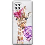 ERT GROUP mobiel telefoonhoesje voor Samsung A42 5G origineel en officieel erkend Babaco patroon Giraffe 001 optimaal aangepast aan de vorm van de mobiele telefoon, gedeeltelijk bedrukt