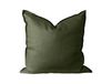 Scandi Living Housse de coussin en lin Calm 50x50 cm Forest Green