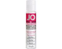 System JO Massage Glide Cranberry - 30 ml - Massageolie
