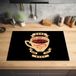 Merkloos KitchenYeah® Inductie beschermer 76x51.5 cm - Koffie - Vintage