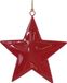 Posiwio Weihnachtsanhänger Stern Rot Ø ca. 12,5 cm