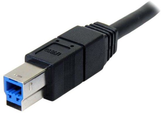 StarTech.com 3 m USB 3.0 A-naar-B Kabel - Zwart
