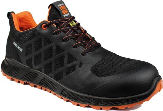 No Risk Lage Sneaker Sooth S3 ESD 1298.07 - Oranje - 40