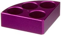 neoLab D-8302 Sunlab reactieblok, aluminium, 1/4 cirkelsegment, 4 boringen, lila