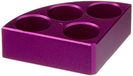neoLab D-8302 Sunlab reactieblok, aluminium, 1/4 cirkelsegment, 4 boringen, lila