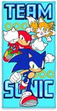 Herding Sonic Beach Towel Team Sonic 70 x 140 cm