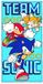 Herding Sonic Beach Towel Team Sonic 70 x 140 cm