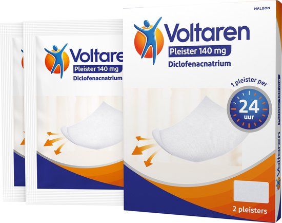 Voltaren Pleister 140 mg Diclofenacnatrium - 2 pleisters