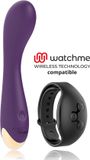 TREASURE Hansel G-spot Vibrator Watchme Wireless Technology Compatible Violet