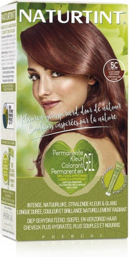 Naturtint Permanente Kleuring 5C Licht Koper Kastanje - 170ml