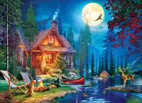 Eurographics Puzzle Moon Lake Cabin 1000 pièces Paysage