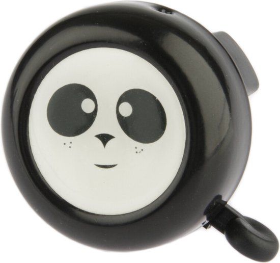 PexKids bel panda op kaart - Zwart - Staal - 59 g