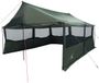 vidaXL Familietent Legergroen 600 x 402 x 268 cm Polyester en Staal