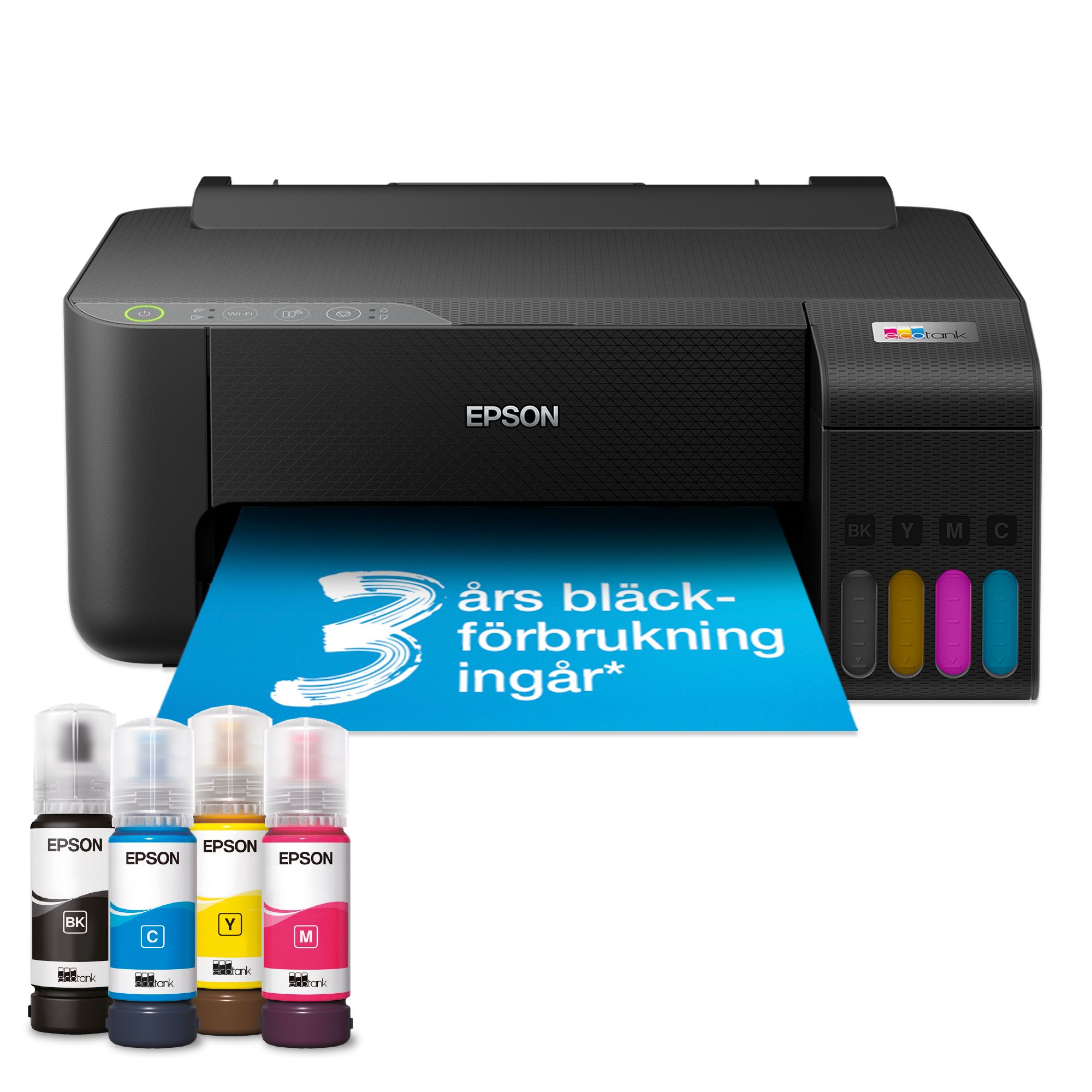 Epson EcoTank ET-1810 - A4 Wi-Fi Inkjet Printer - Black