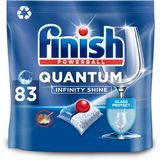 Finish Quantum Infinity Shine Vaatwastabletten - 83 Capsules - kwartaalbox