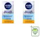 NIVEA MEN 2 x Active Energy Nettoyant visage à la caféine - 50 ml