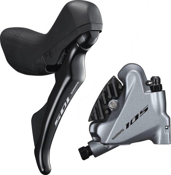 Shimano Schijfremset 105 St-m7025 Rechts Achter 3 Vinger Zwart/zilver