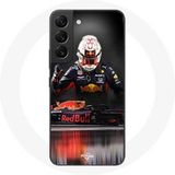 Maniacase Hoesje voor Samsung Galaxy S22 Formule 1 Max Verstappen F1 Coureur Red Bull RB15