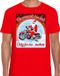 Bellatio Decorations Shoppartners Bv Fout Kerstshirt / t-shirt - No presents for kids only for me suckers - motorliefhebber / motorrijder / motor fan rood voor heren - kerstkleding / kerst outfit M