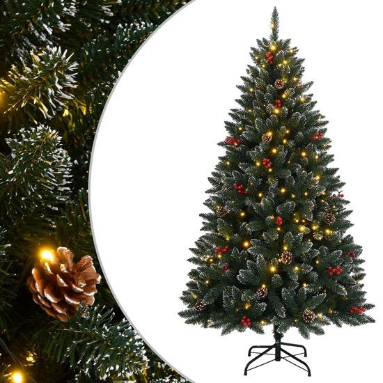 vidaXL Kunstkerstboom met 300 LED's - 180 cm