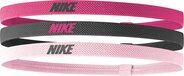 Nike Elastic Headband 2.0 - Rose-grijs-Fuchsia (3-pack) - Unisex