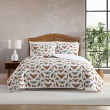Eddie Bauer Wilford Butterfly Beige Full/Queen Superzacht Beddengoed