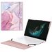 Fintie Hoes voor 13,3 inch Samsung Galaxy Book3 360 NP730QFG/Galaxy Book2 Pro 13 NP930XED/Galaxy Book2 Pro 360 NP930QED/Galaxy Book2 360 NP730QED/Galaxy Chromebook 13 XE930QCA, GlitterMarble