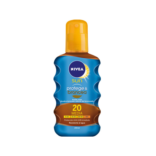 Nivea Sun Protect & Bronze Tan Activating Protecting Oil 200 ml