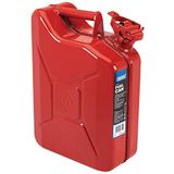 Draper 07741 10L stalen brandstof kan (rood)