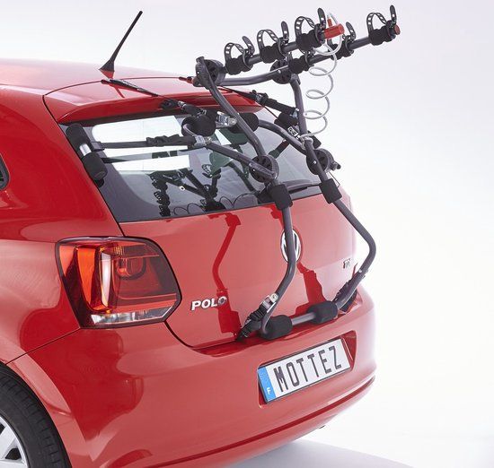 Mottez Fietsendrager High Mount - 3 Fietsen - Zwart