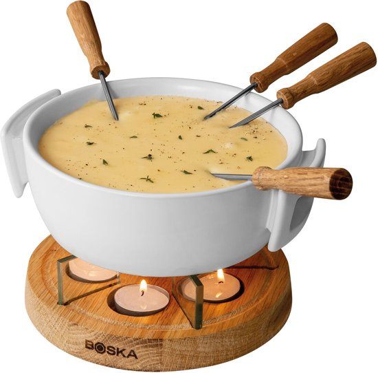 Boska Candlelight Fondue Twinkle - Fondue Set for 4 People