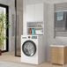 MAJA Armoire pour machine à laver MAJA 2D, 65,2 cm, blanc, mat