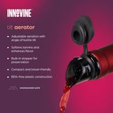 Innovine™ Wijnbeluchter - Tilt Aerator in Graphite
