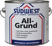 Sudwest All-Grund Alkyd Zwart 2.5 Liter